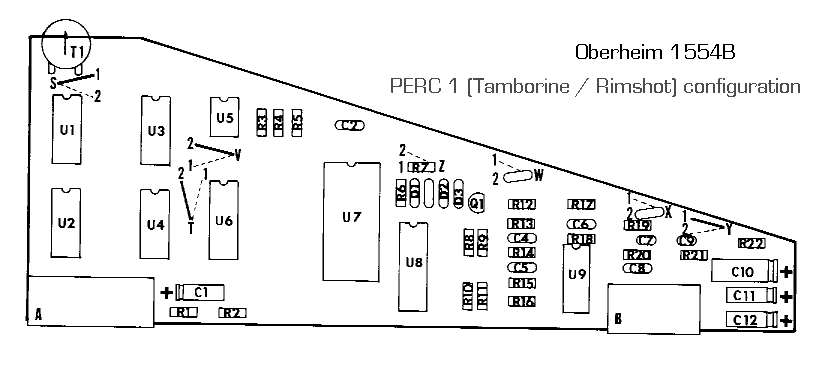 Tamborine/Rimshot configuration